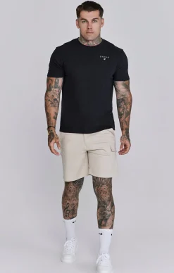 Beige Cargo Shorts