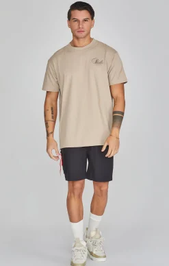 Beige Graphic T-Shirt