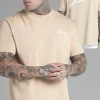 Beige Script T-Shirt