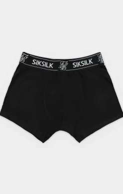 Black 3 Pack Boxer Short