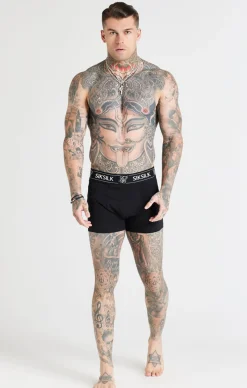 Black 3 Pack Boxer Short