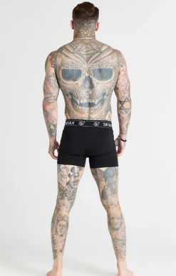 Black 3 Pack Boxer Short