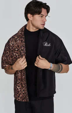 Black Animal Print Shirt