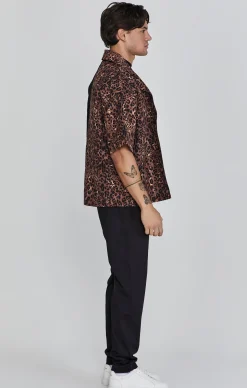 Black Animal Print Shirt