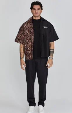 Black Animal Print Shirt