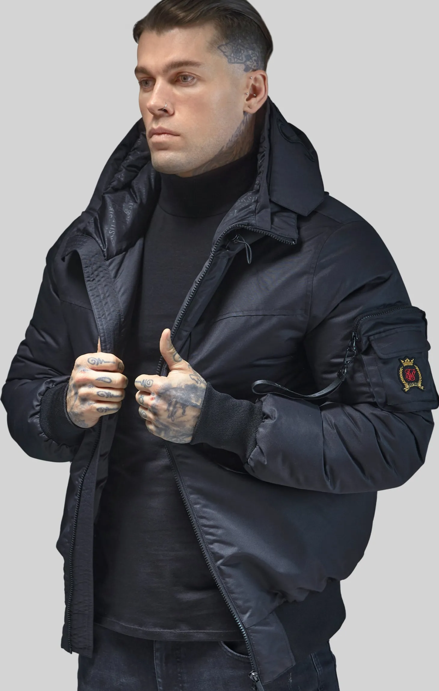 Black Bomber Jacket