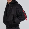 Black Bomber Jacket