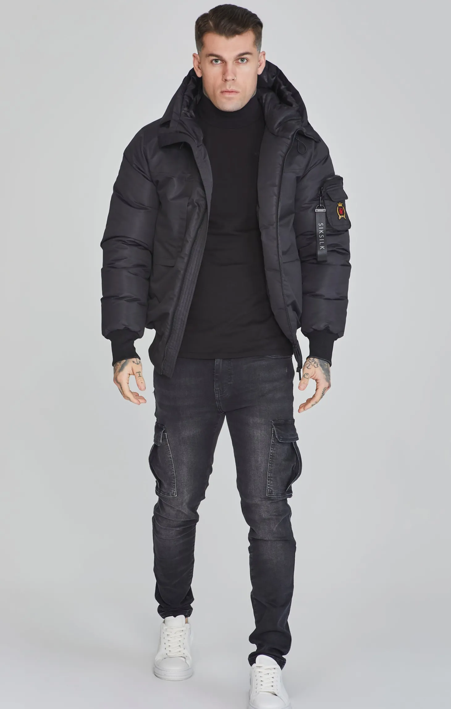 Black Bomber Jacket