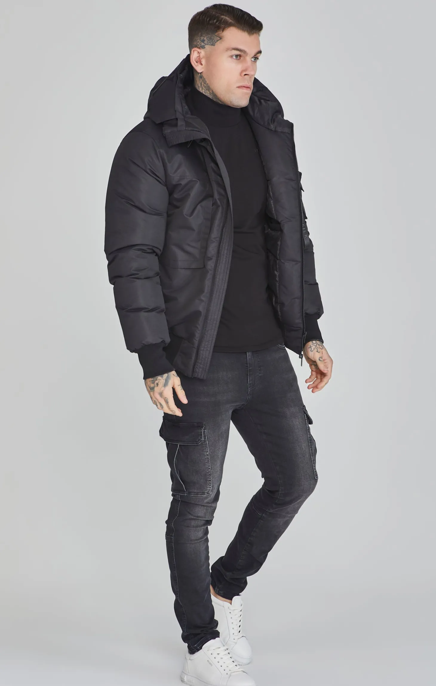 Black Bomber Jacket
