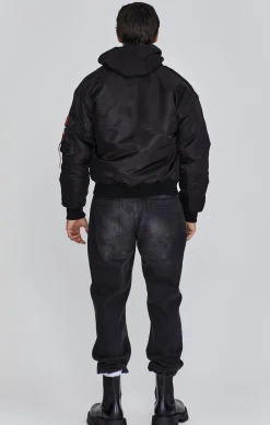 Black Bomber Jacket