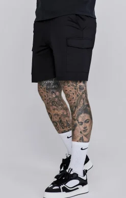 Black Cargo Shorts