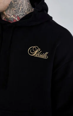 Black Cut Off Hoodie
