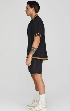 Black Dynamic Bowling Shirt