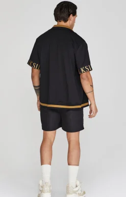 Black Dynamic Bowling Shirt
