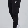 Black Essential Cargo Jogger