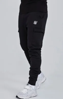 Black Essential Cargo Jogger