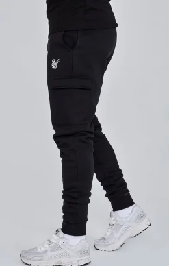 Black Essential Cargo Jogger