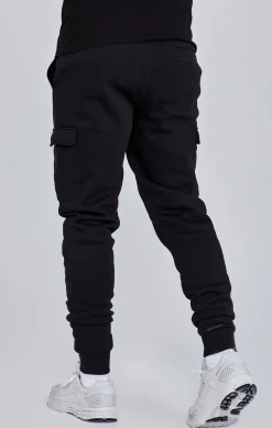 Black Essential Cargo Jogger