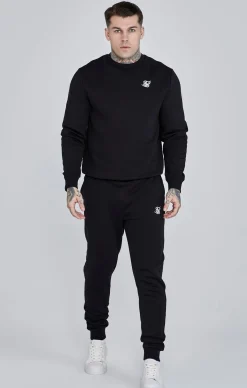 Black Essential Cuffed Jogger
