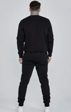 Black Essential Cuffed Jogger