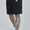 Black Essential Fleece Short
