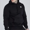 Black Essential Overhead Hoodie