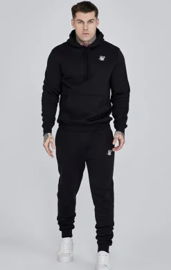 Black Essential Overhead Hoodie