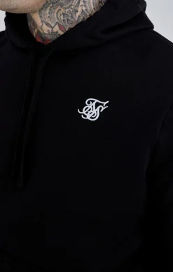 Black Essential Overhead Hoodie