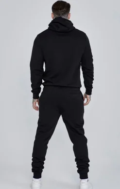 Black Essential Overhead Hoodie
