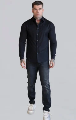 Black Essentials Long Sleeve Shirt