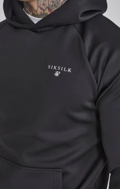Black Essentials Poly Hoodie