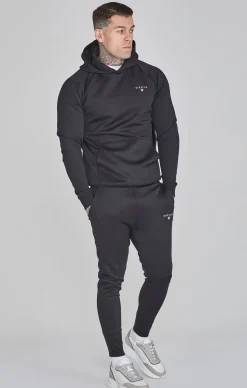 Black Essentials Poly Joggers