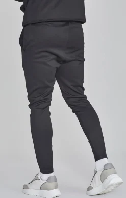 Black Essentials Poly Joggers