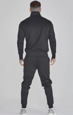 Black Essentials Poly Track Pants