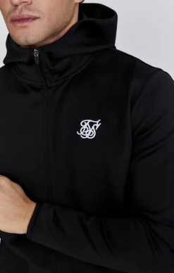 Black Full Zip Hoodie
