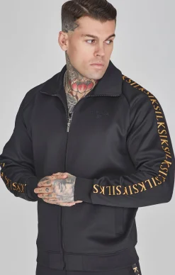 Black Full Zip Track Top