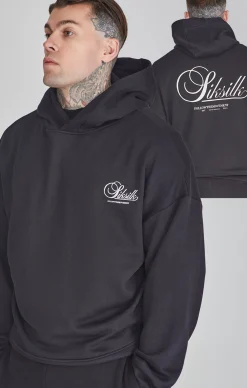 Black Graphic Hoodie