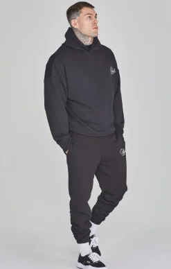 Black Graphic Hoodie