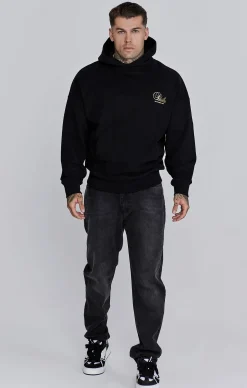 Black Graphic Hoodie