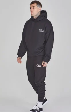 Black Graphic Hoodie