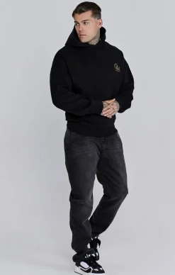 Black Graphic Hoodie