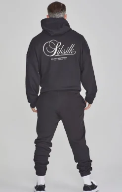 Black Graphic Hoodie