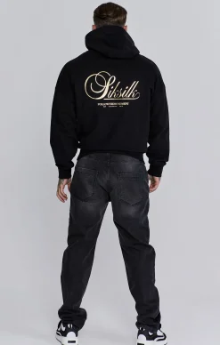 Black Graphic Hoodie
