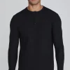 Black Henley T-Shirt