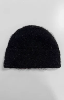 Black Knitted Beanie
