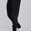 Black Muscle Fit Joggers