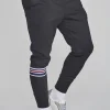Black Muscle Fit Joggers