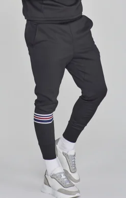 Black Muscle Fit Joggers