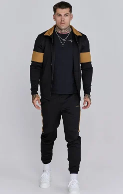 Black Muscle Fit Joggers
