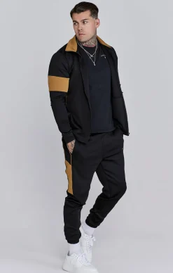 Black Muscle Fit Joggers